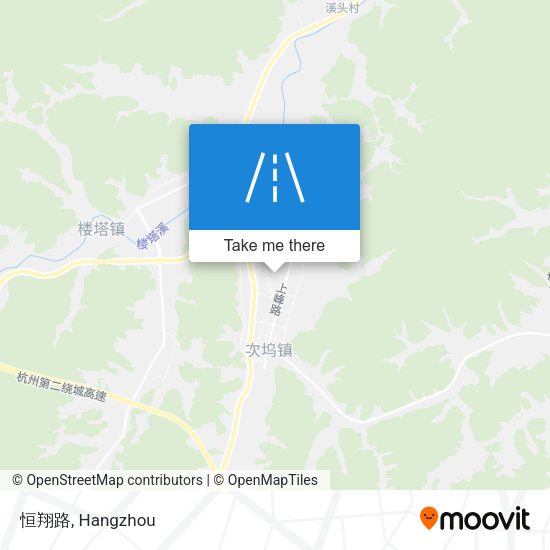 恒翔路 map