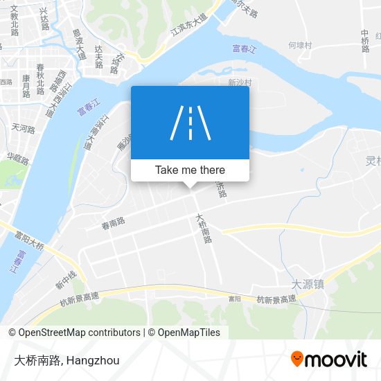 大桥南路 map
