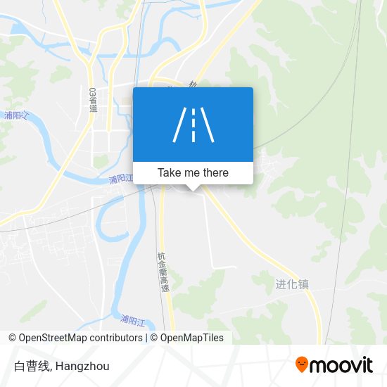 白曹线 map