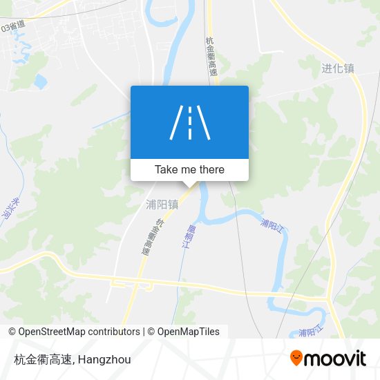 杭金衢高速 map