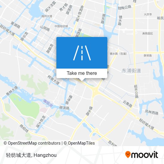轻纺城大道 map