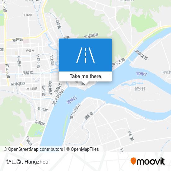 鹤山路 map