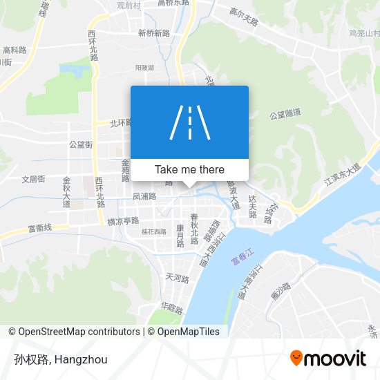 孙权路 map