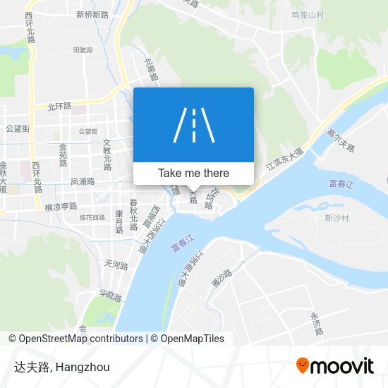达夫路 map