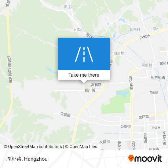 厚朴路 map