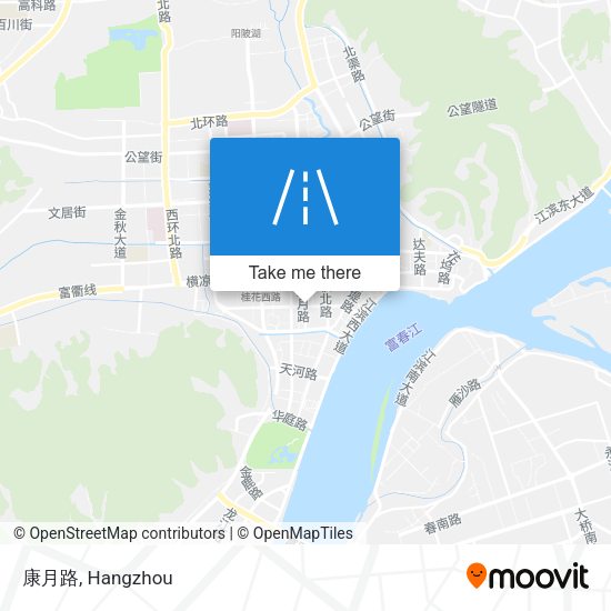 康月路 map