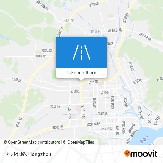 西环北路 map
