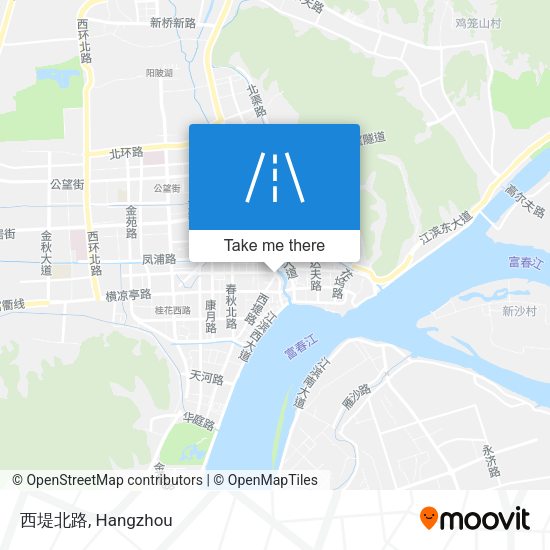 西堤北路 map