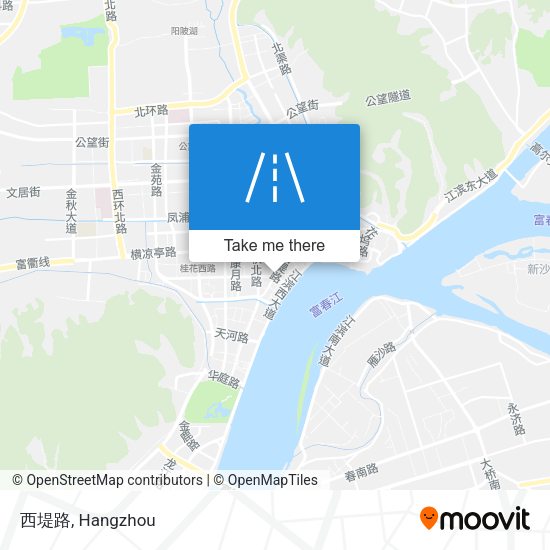 西堤路 map