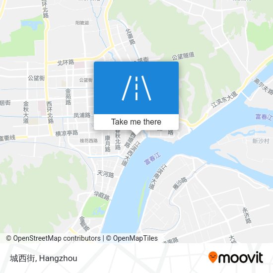 城西街 map
