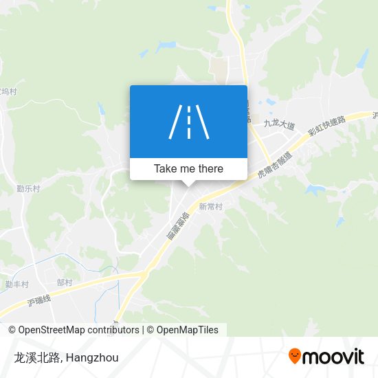 龙溪北路 map