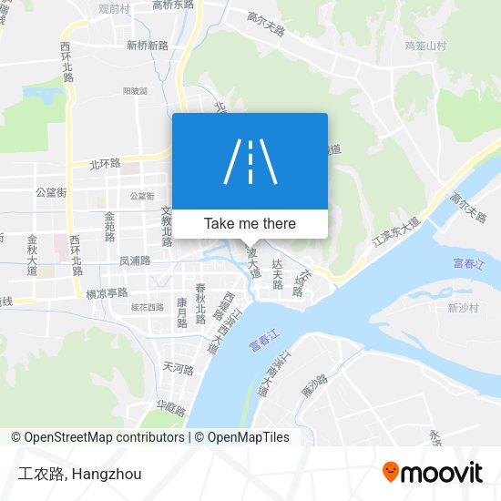 工农路 map