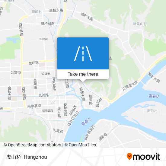 虎山桥 map