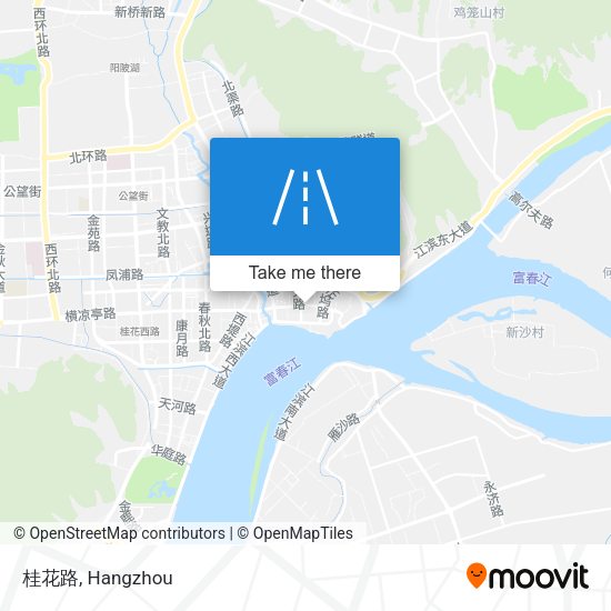 桂花路 map