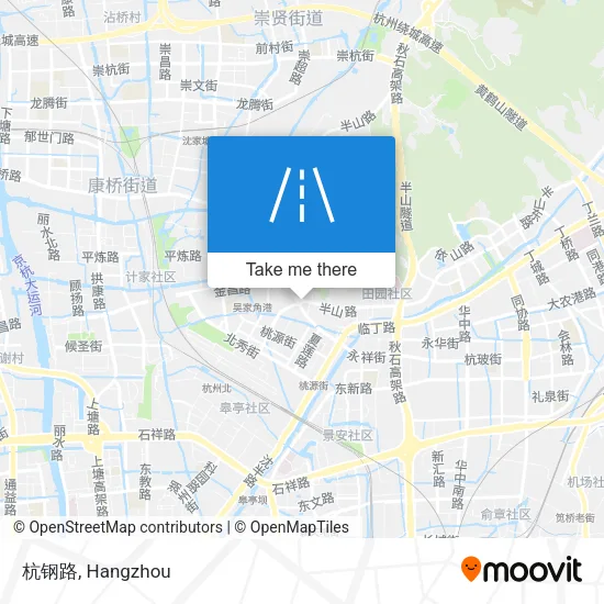 杭钢路 map