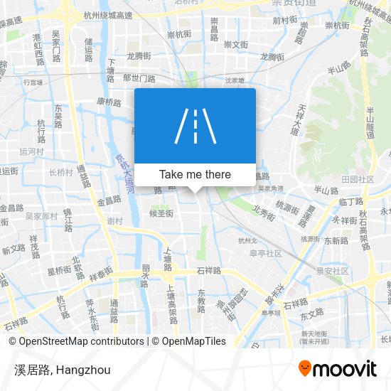 溪居路 map