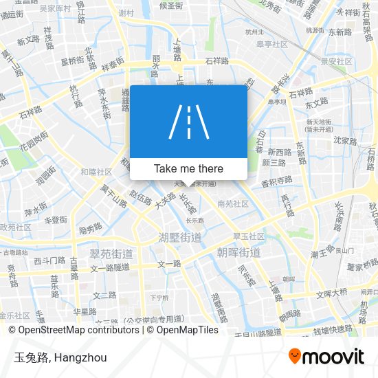 玉兔路 map