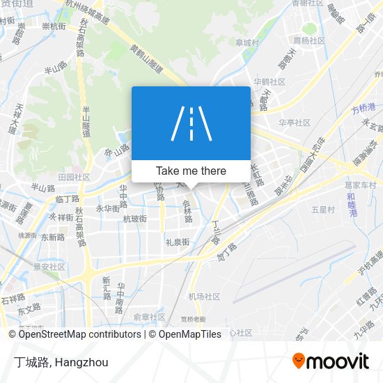 丁城路 map