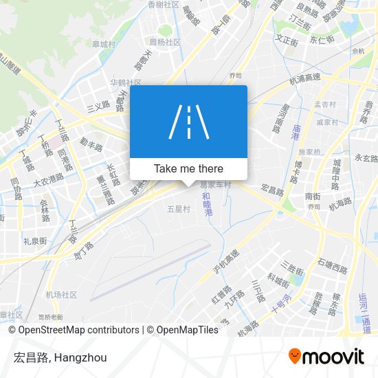 宏昌路 map