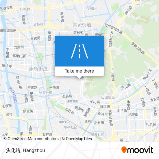 焦化路 map