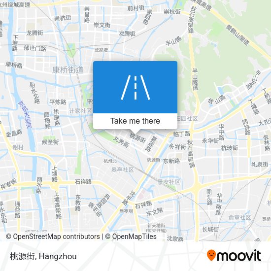 桃源街 map
