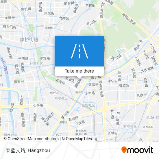 春蓝支路 map