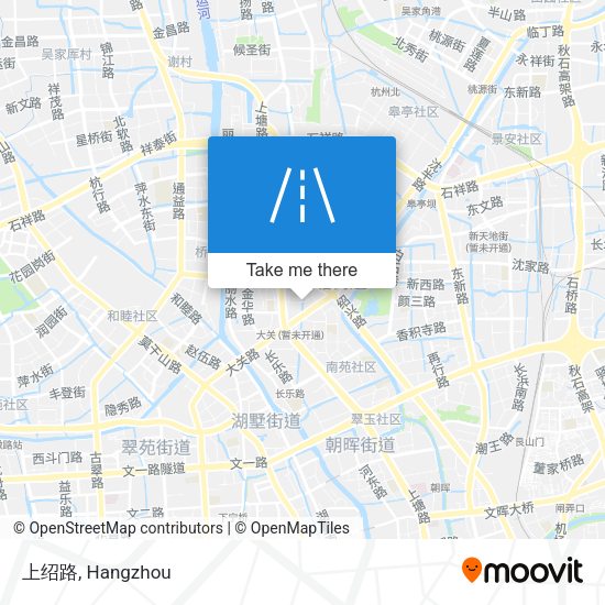 上绍路 map
