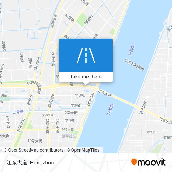 江东大道 map