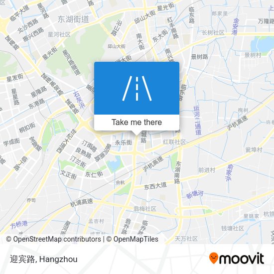 迎宾路 map