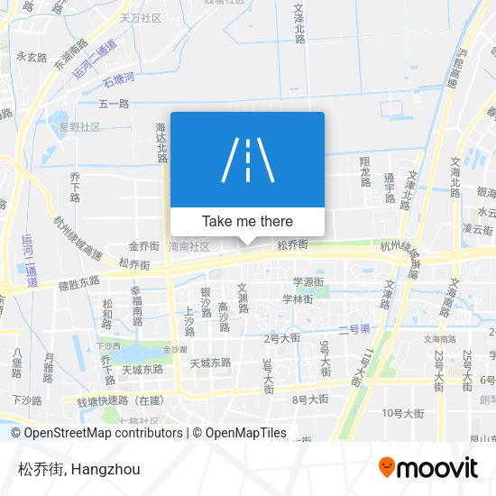 松乔街 map