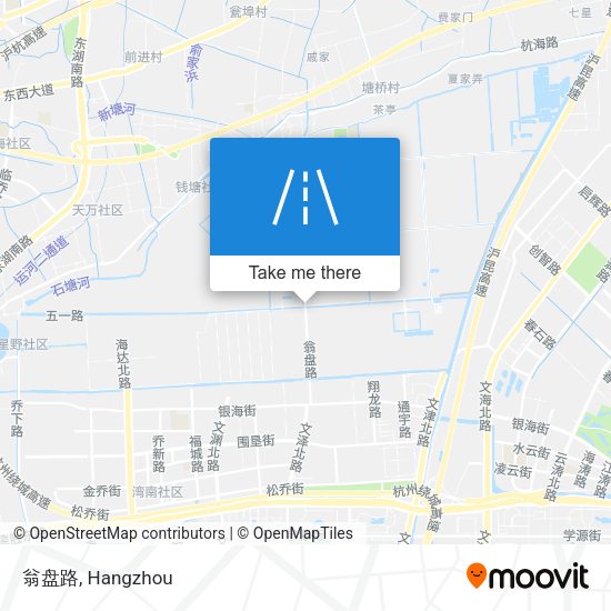 翁盘路 map