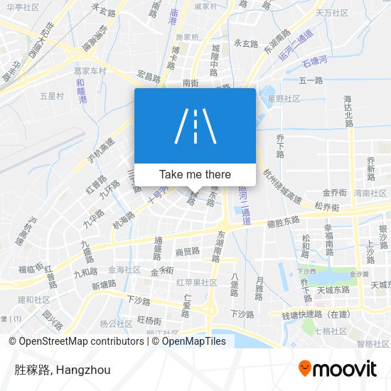 胜稼路 map