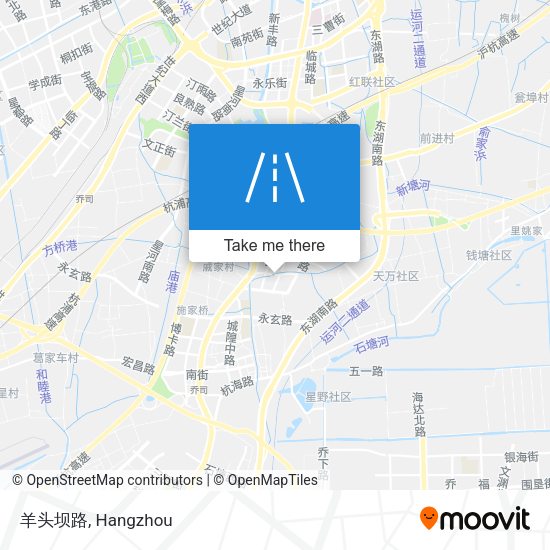 羊头坝路 map