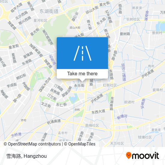 雪海路 map