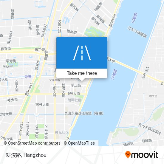 耕漠路 map