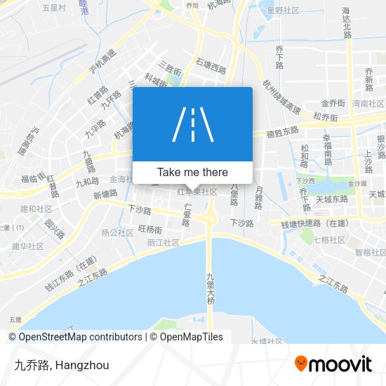 九乔路 map