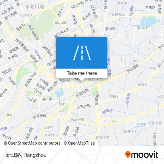 新城路 map