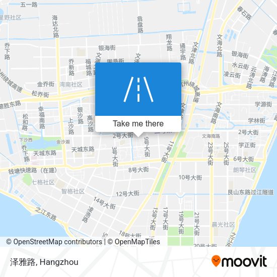 泽雅路 map