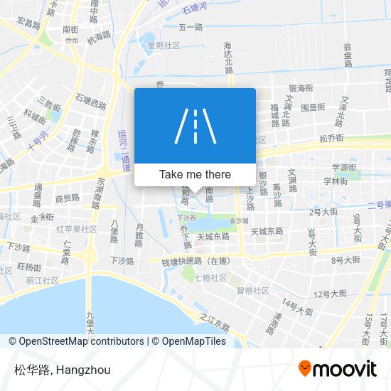 松华路 map