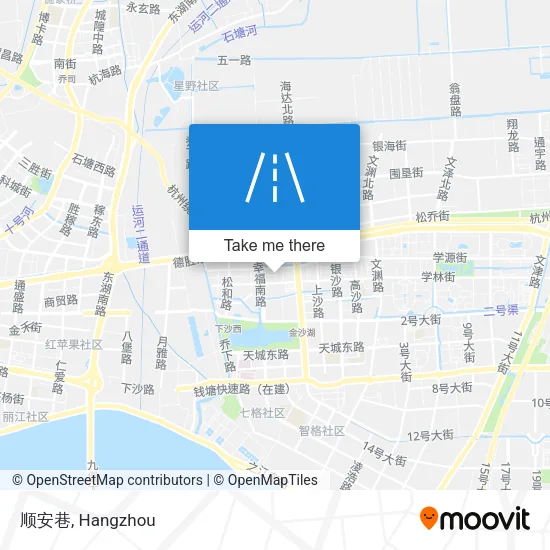 顺安巷 map