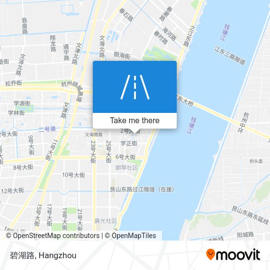 碧湖路 map