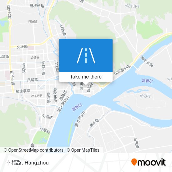 幸福路 map