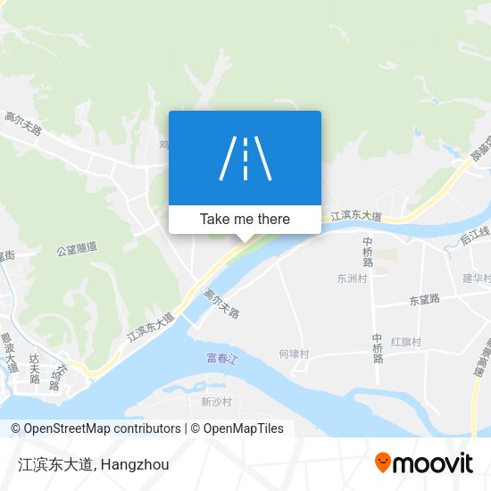 江滨东大道 map