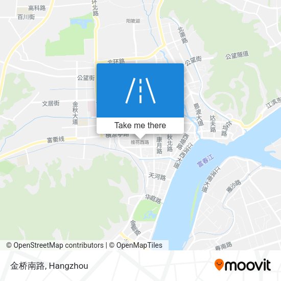 金桥南路 map