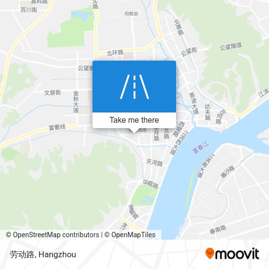 劳动路 map