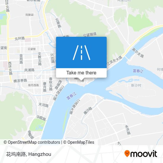 花坞南路 map