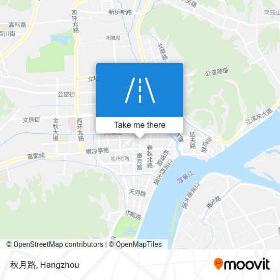 秋月路 map