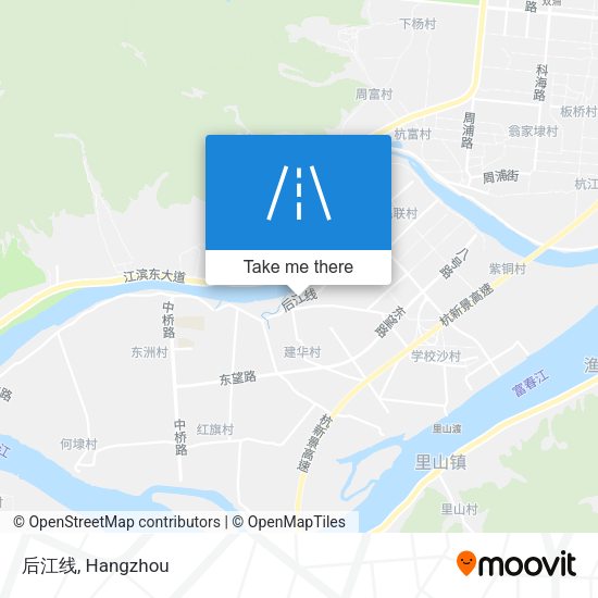 后江线 map
