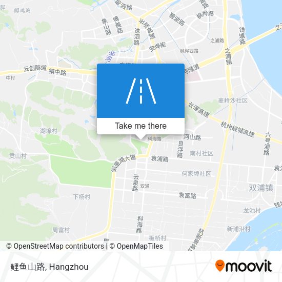 鲤鱼山路 map