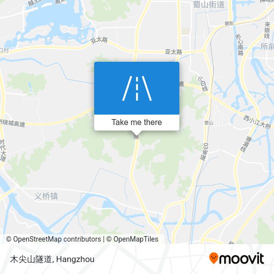 木尖山隧道 map